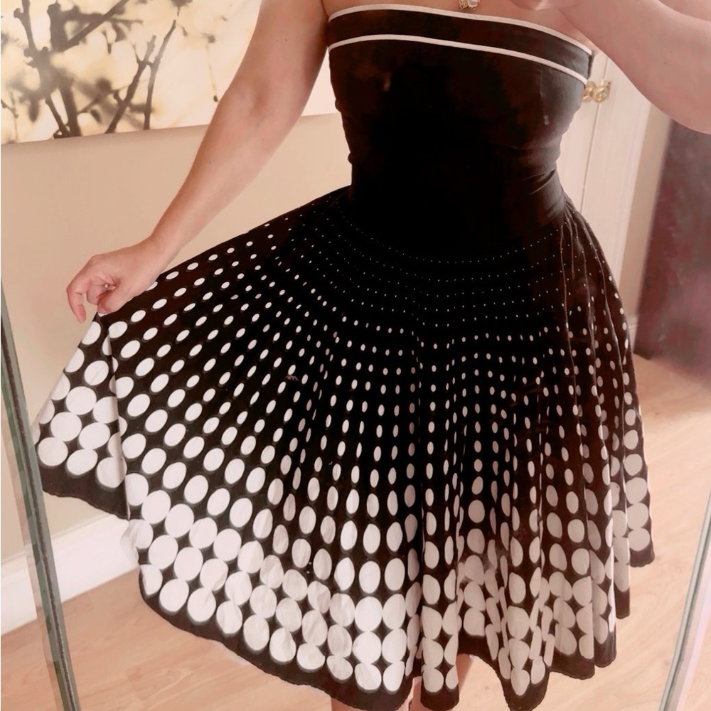 Ruby Rox Black and White Skater dress
